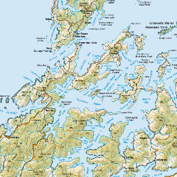 Queen Charlotte Sound Map Queen Charlotte Track: Sounds Area Tracks And Walks